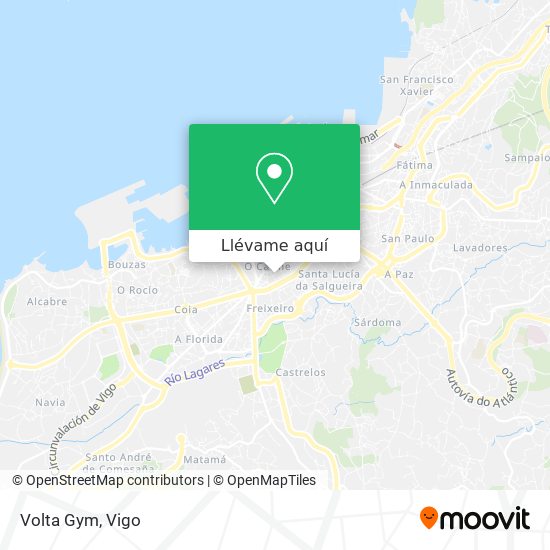 Mapa Volta Gym