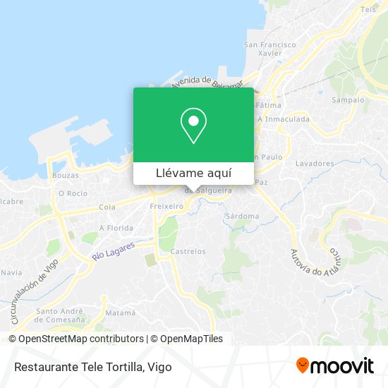 Mapa Restaurante Tele Tortilla