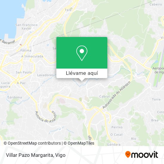 Mapa Villar Pazo Margarita
