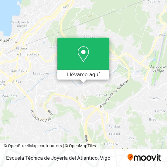 Mapa Escuela Técnica de Joyería del Atlántico