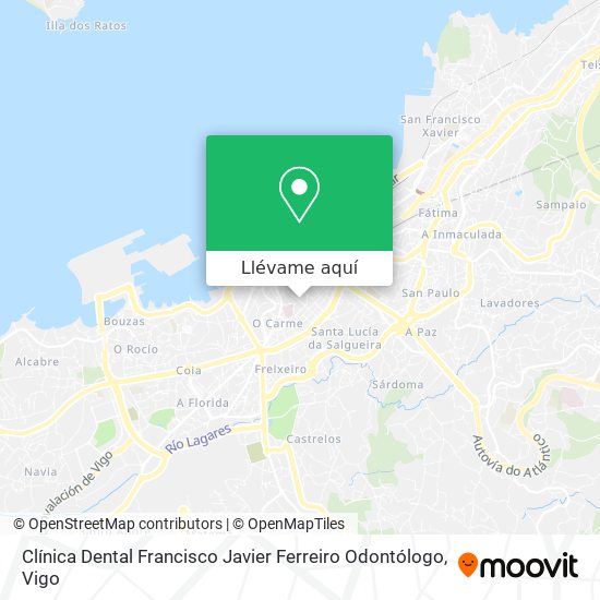 Mapa Clínica Dental Francisco Javier Ferreiro Odontólogo