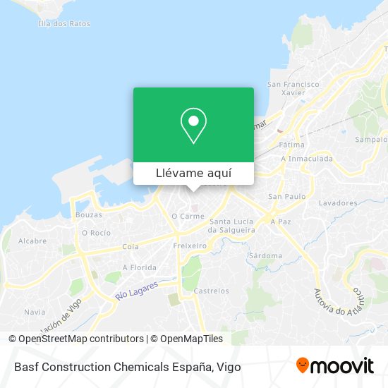 Mapa Basf Construction Chemicals España