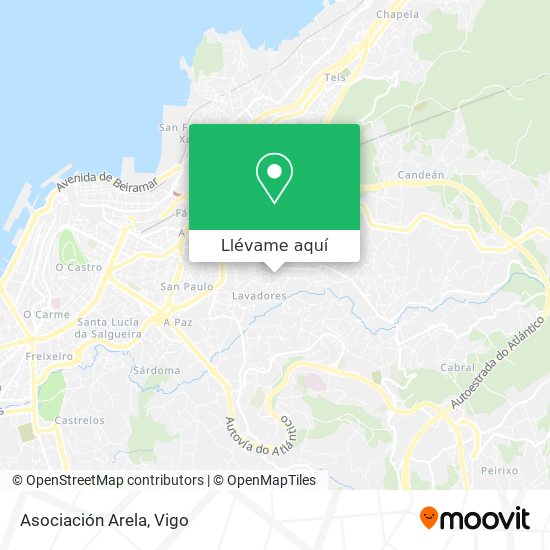 Mapa Asociación Arela