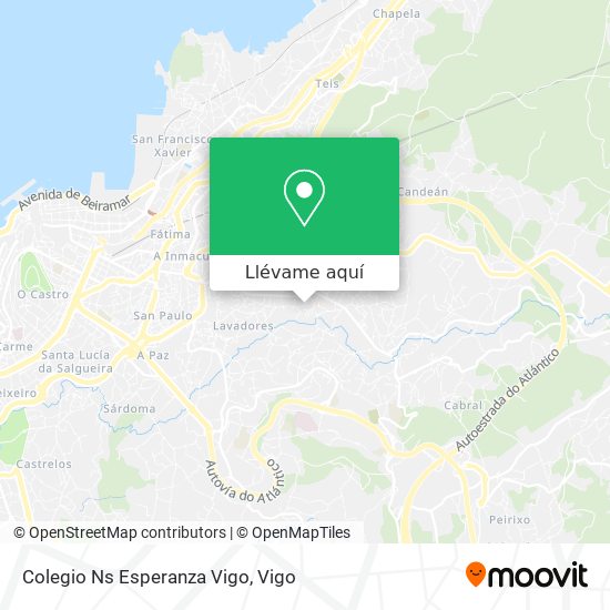 Mapa Colegio Ns Esperanza Vigo