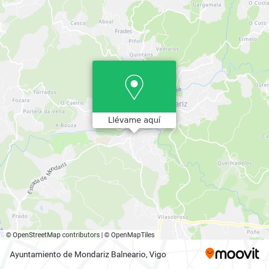Mapa Ayuntamiento de Mondariz Balneario
