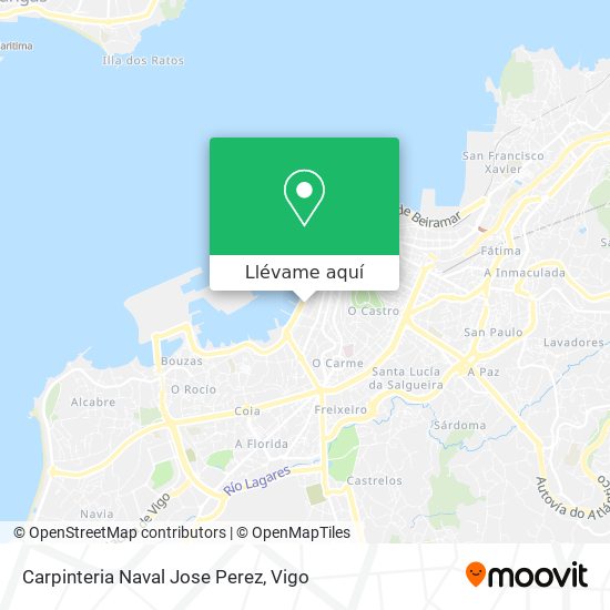 Mapa Carpinteria Naval Jose Perez