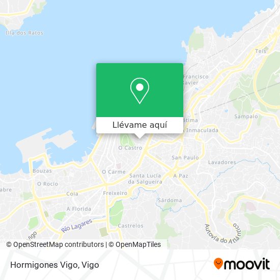 Mapa Hormigones Vigo