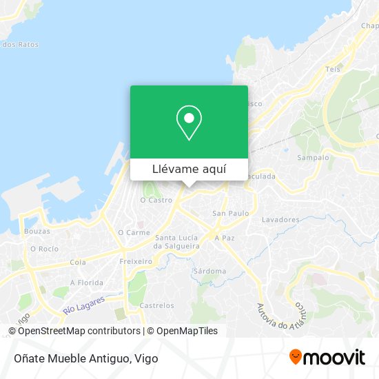 Mapa Oñate Mueble Antiguo