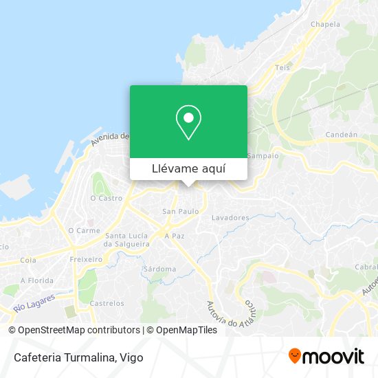Mapa Cafeteria Turmalina