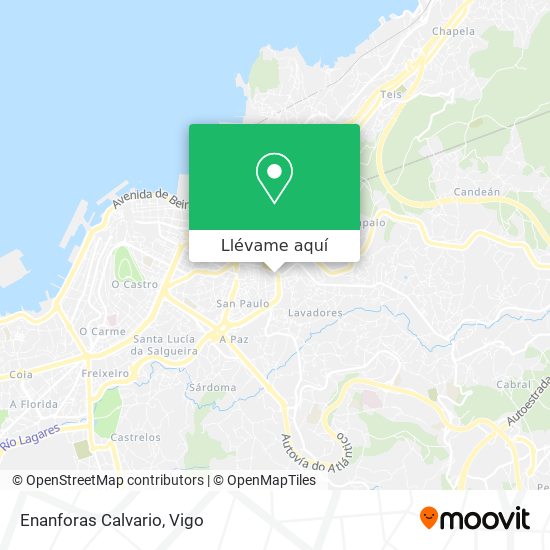 Mapa Enanforas Calvario