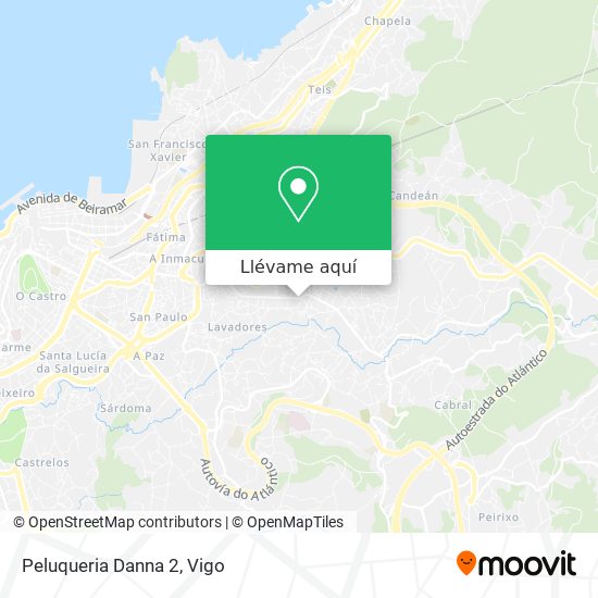 Mapa Peluqueria Danna 2