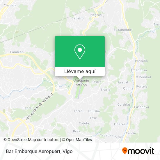 Mapa Bar Embarque Aeropuert