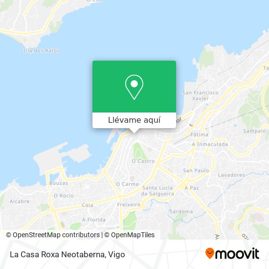 Mapa La Casa Roxa Neotaberna