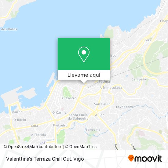 Mapa Valenttina's Terraza Chill Out