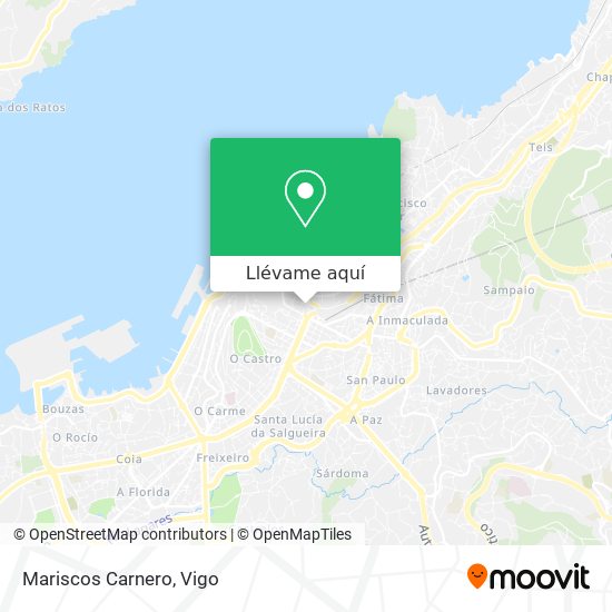 Mapa Mariscos Carnero