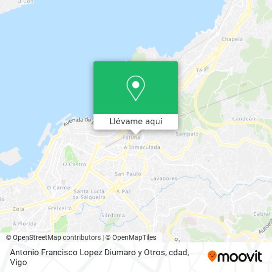 Mapa Antonio Francisco Lopez Diumaro y Otros, cdad