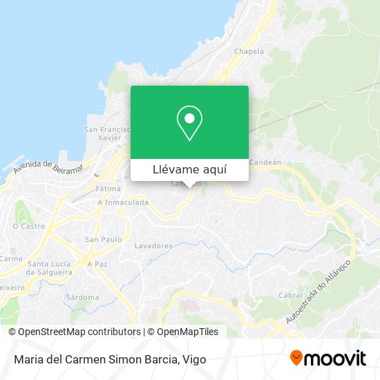 Mapa Maria del Carmen Simon Barcia