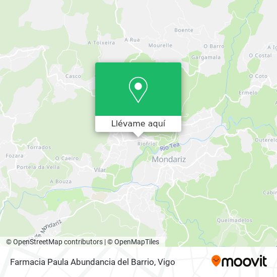 Mapa Farmacia Paula Abundancia del Barrio