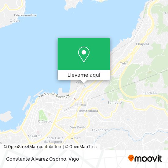 Mapa Constante Alvarez Osorno