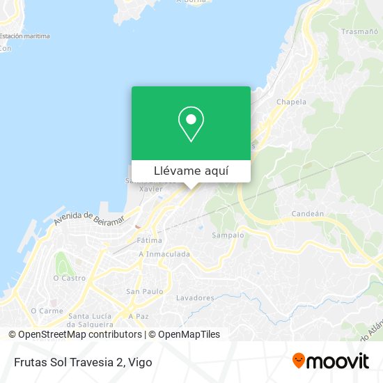 Mapa Frutas Sol Travesia 2