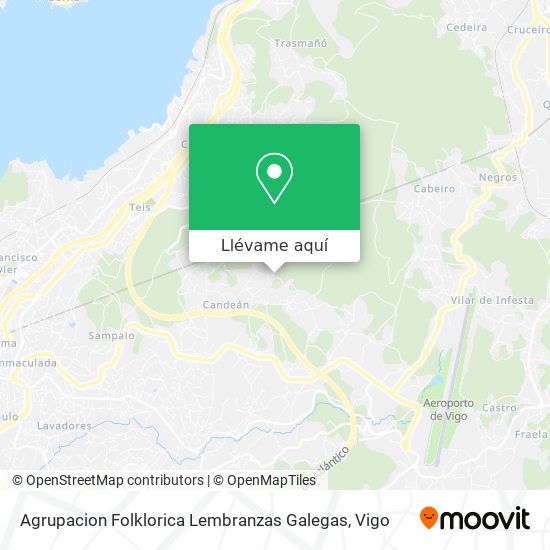 Mapa Agrupacion Folklorica Lembranzas Galegas