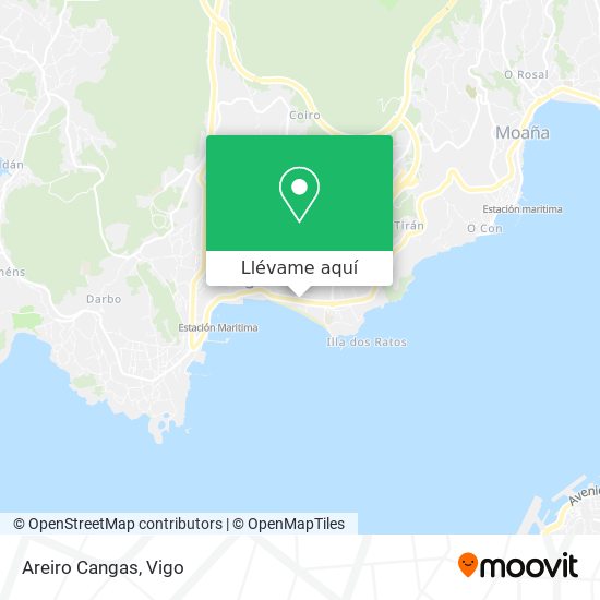 Mapa Areiro Cangas