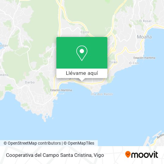 Mapa Cooperativa del Campo Santa Cristina