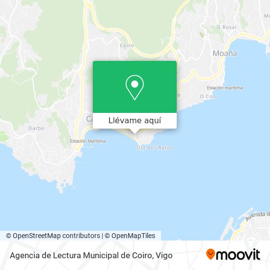 Mapa Agencia de Lectura Municipal de Coiro