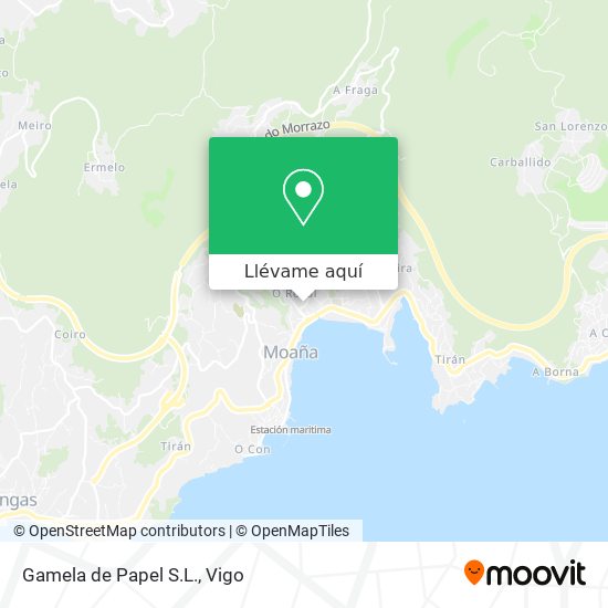 Mapa Gamela de Papel S.L.