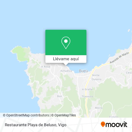 Mapa Restaurante Playa de Beluso