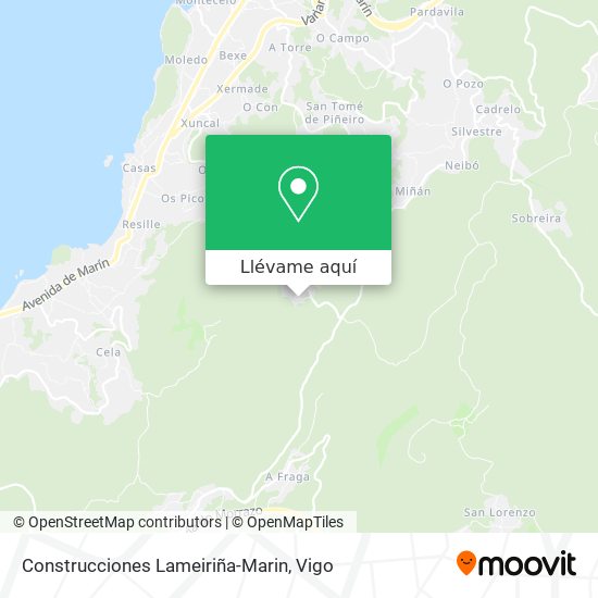 Mapa Construcciones Lameiriña-Marin