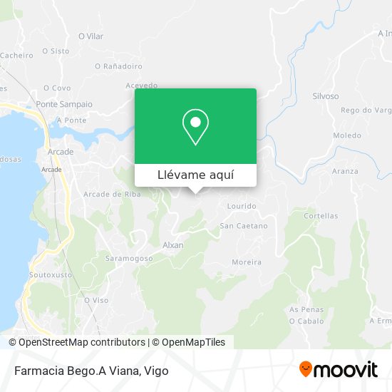 Mapa Farmacia Bego.A Viana