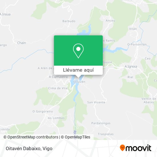 Mapa Oitavén Dabaixo