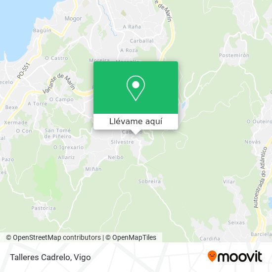 Mapa Talleres Cadrelo