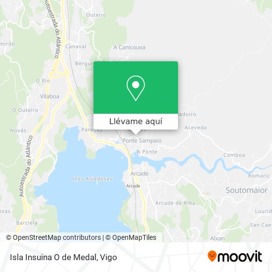 Mapa Isla Insuina O de Medal