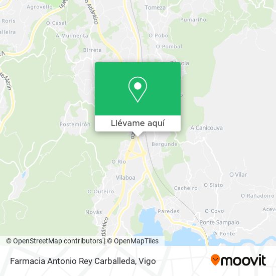 Mapa Farmacia Antonio Rey Carballeda