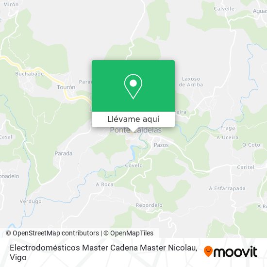 Mapa Electrodomésticos Master Cadena Master Nicolau