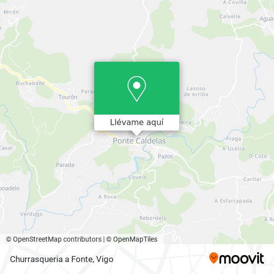 Mapa Churrasqueria a Fonte