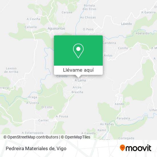 Mapa Pedreira Materiales de