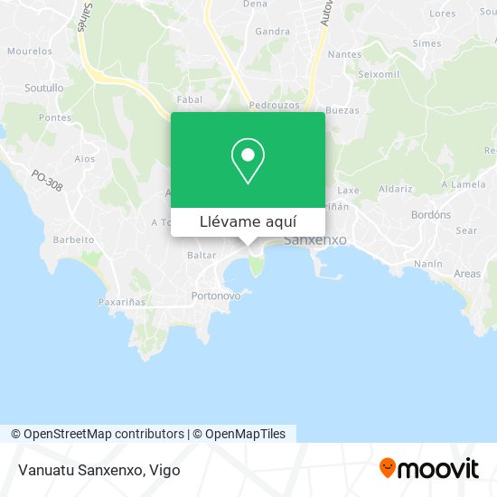 Mapa Vanuatu Sanxenxo