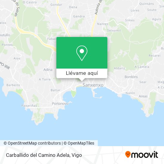Mapa Carballido del Camino Adela