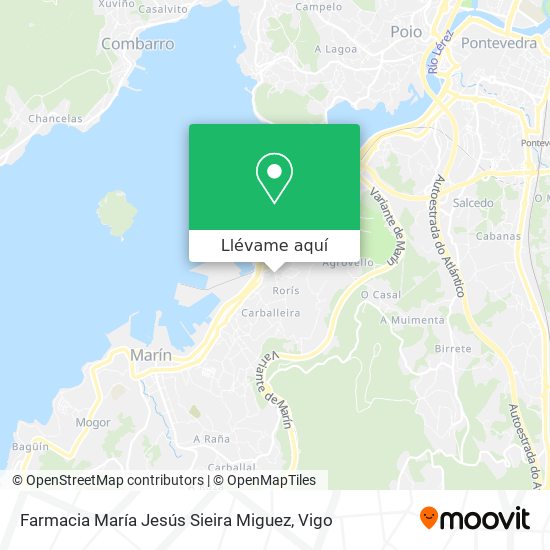 Mapa Farmacia María Jesús Sieira Miguez