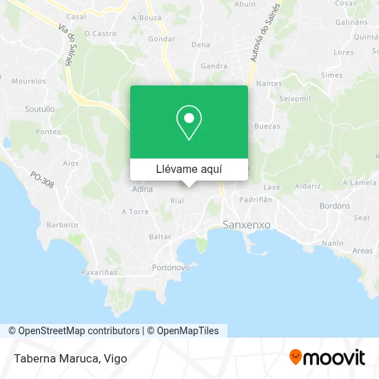 Mapa Taberna Maruca