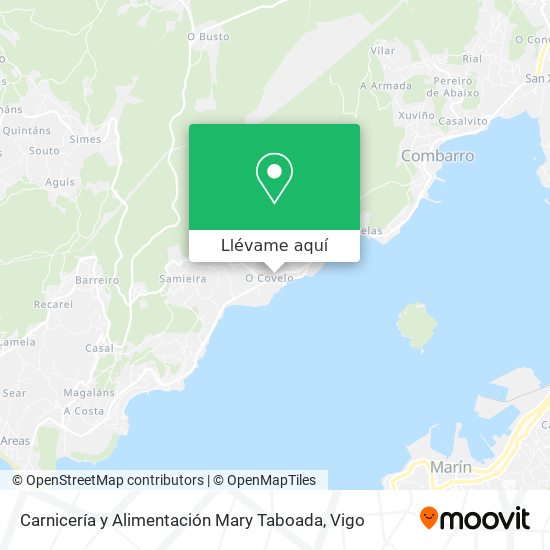 Mapa Carnicería y Alimentación Mary Taboada