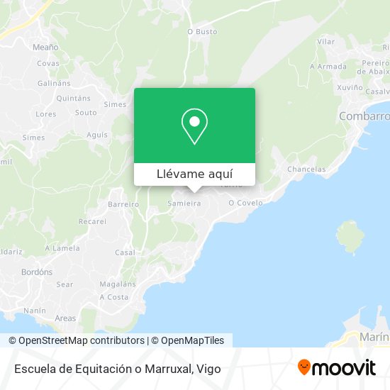 Mapa Escuela de Equitación o Marruxal