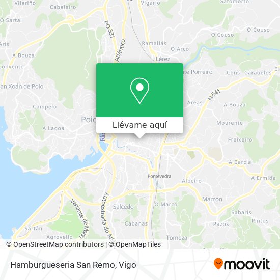 Mapa Hamburgueseria San Remo