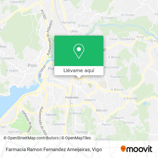 Mapa Farmacia Ramon Fernandez Ameijeiras
