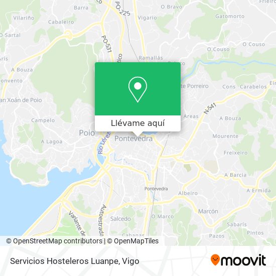Mapa Servicios Hosteleros Luanpe