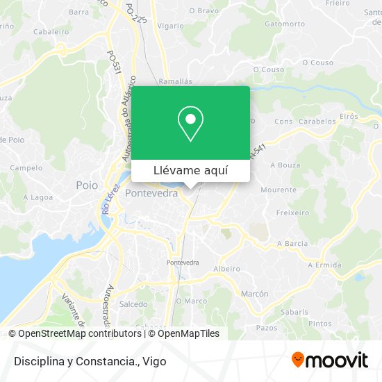 Mapa Disciplina y Constancia.