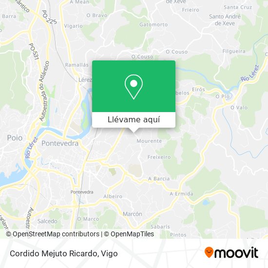 Mapa Cordido Mejuto Ricardo